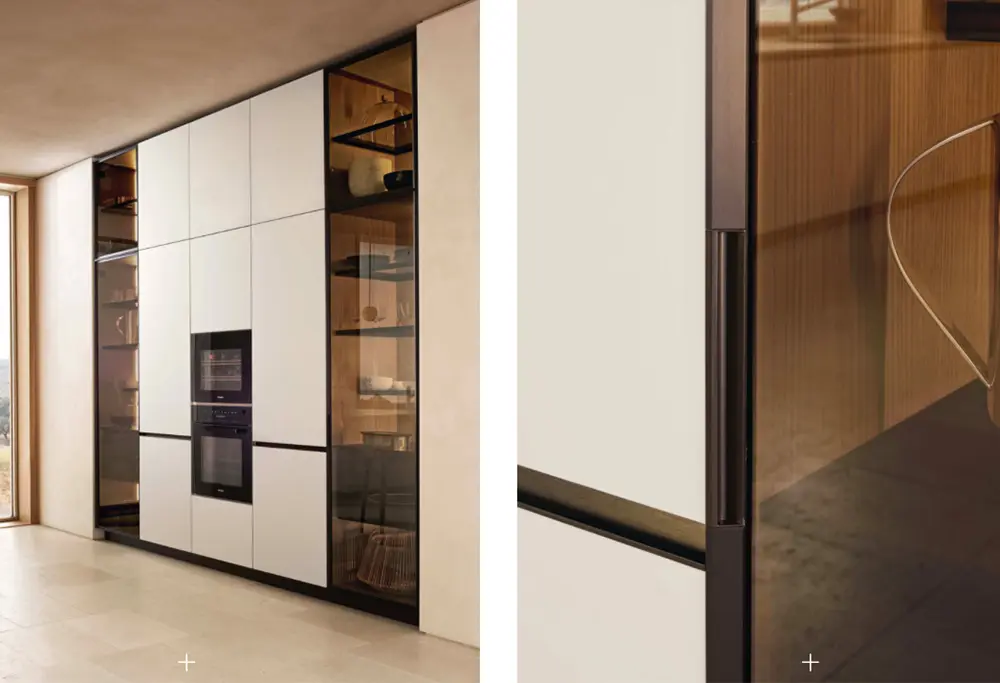 melamine door and white lacquer kitchen