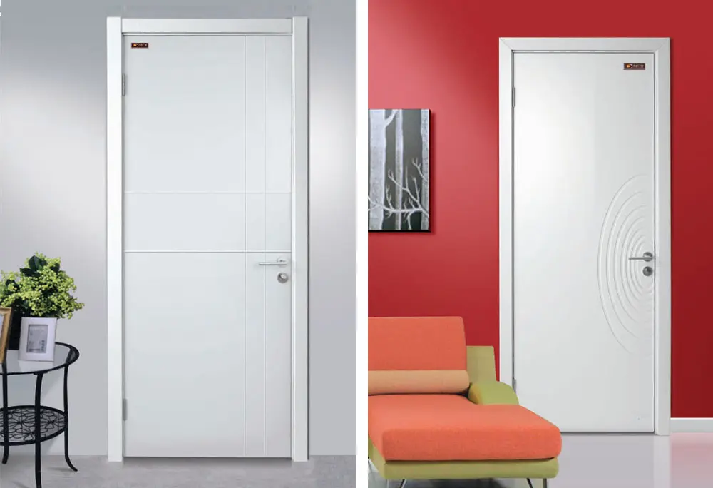 Romantic Life Ivory White Wooden Door (6)8g0