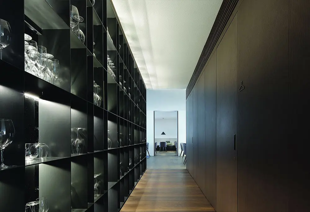 Black Oak veneer of the wall board (2)2q6