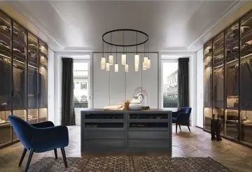 The new Sky Collection Wardrobe with a Island