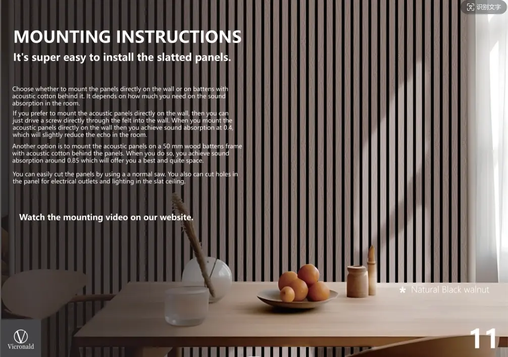 acoustic wall panels