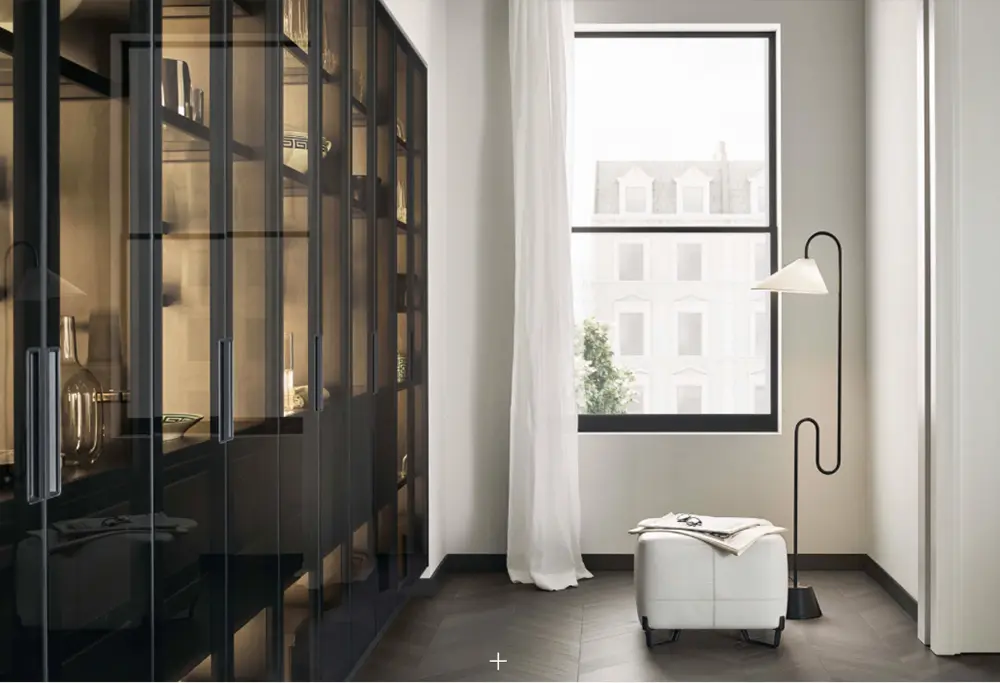 Aluminum Alloy Door Panels with white lacquer kitchen (4)ml7