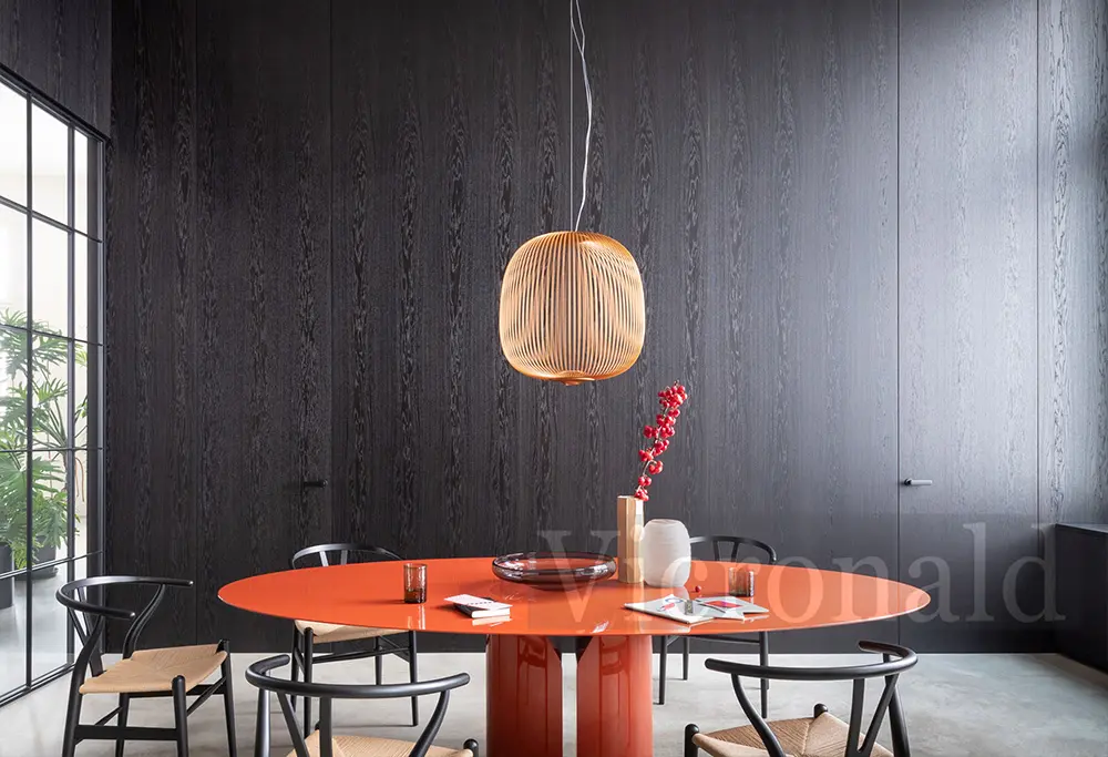 Smoked oak of the wall board